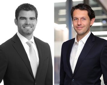 Tyler Peck of JLL and Dan Schuchinsky of Jadian Capital.